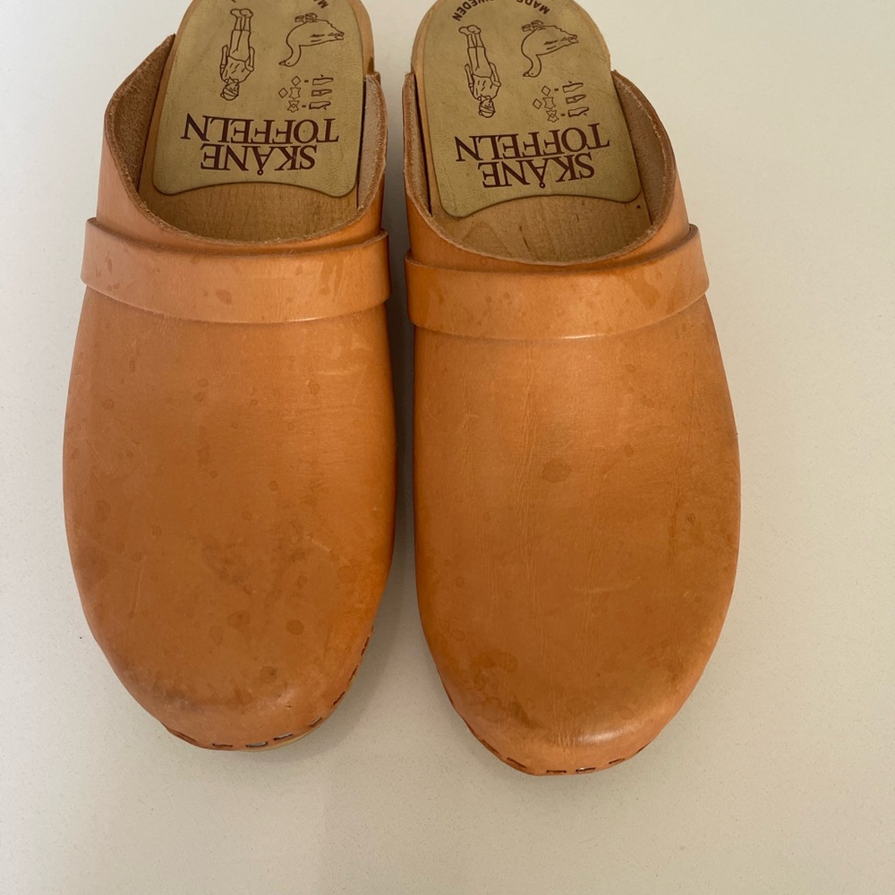 Skane Tofeln Orange Clogs